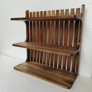 Étagère à livres ouverte moderne à 3 niveaux en MDF, bibliothèque en bois, meuble de rangement en aggloméré pour salon - Product Image 6