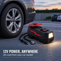 Compresseur d'air numérique 12V 805C pour pneus de voiture, gonfleur portable avec affichage et lumière LED automatique