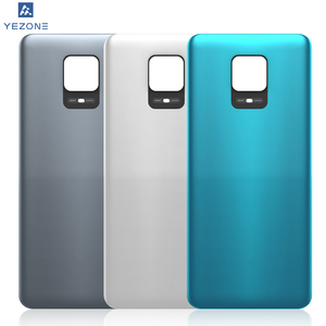 Venta al por mayor cubierta de la batería de cristal trasero para Xiaomi Redmi Note 9S Note 9 Pro Max reemplazo de la puerta de la batería trasera - Product Image 2