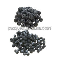 Produits de traitement de l'eau, matériau filtrant pour aquarium, bio-balle, média de biofiltration, bio-balle en plastique avec éponge à l'intérieur, 48 mm, 56 mm