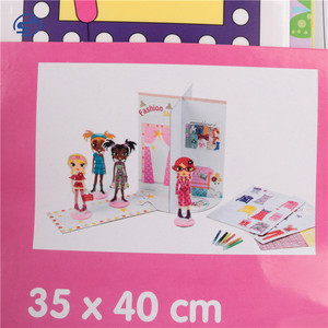 Hot Sale 3D Puzzle DIY Toy Educacional Cartoon Paper Toy para crianças exportadas - Product Image 4