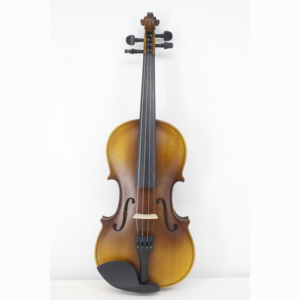 Pabrik Tongling Grosir Kayu Lapis Alami Flame Violin 4/4 Tingkat Pemula - Product Image 2