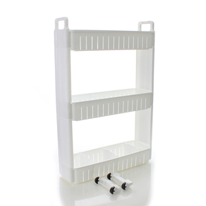 Estante de cocina de almacenamiento de plástico extraíble de tres capas para ahorrar espacio - Product Image 3