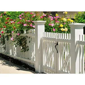 Zhang Longjie — grille <span class=keywords><strong>de</strong></span> clôture en plastique, balustrade en vinyle facile à assembler, utilisé dans le jardin - Product Image 1