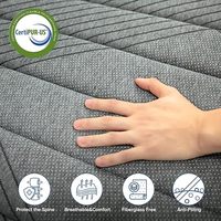 2025 meilleure qualité 5 étoiles hôtel poche/sommier matelas et base de lit toutes tailles matelas mousse orthopédique personnalisé