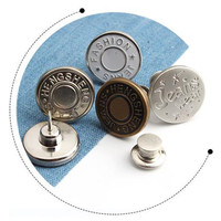 Boutons et rivets en laiton ronds écologiques avec logo personnalisé, boutons en métal pour vêtements en jean, boutons en jean pour vêtements