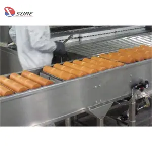 Línea de producción de pan tostado Baguette completamente automática, máquina para hacer tostadas de pan francés