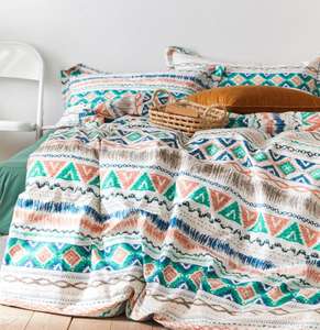 Ropa de Cama Bohemia, Sábanas de Estilo Nórdico, Juegos de Cama Geométricos - Product Image 4