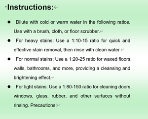 Экологически чистый многоцелевой жидкий нейтральный чистящий раствор для многоповерхностного использования - Product Image 4