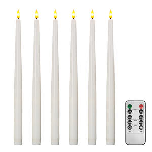 Candela Elettrica <span class=keywords><strong>LED</strong></span> a Batteria con Fiamma Tremolante 3D Realistica per Decorazioni Casa e Matrimoni - Product Image 6