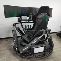 Simulateur de course automobile 4 DOF, machine de jeu de simulation de course F1, directement de l'usine