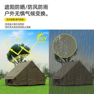 เต็นท์เป่าลมแบบสองประตู ขนาด 300x210x200 ซม. สำหรับ 5-6 คน กันน้ำ กางเร็ว เต็นท์แคมป์ปิ้ง - Product Image 5