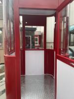 Cabine de sécurité en structure acier de style chinois pour pompiers avec toilettes séparées, imperméable et coupe-vent, personnalisable