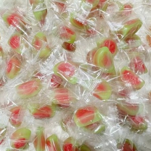 Caramelos de Goma con Sabor a Fruta, Multicolores, con Forma de Fruta 3D, Recubrimiento Súper Ácido, Sabor a Sandía - Product Image 3