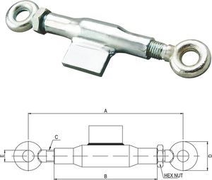 Conjunto de extremos de barra de acoplamiento de la mejor calidad para tractores, piezas para equipos agrícolas de proveedor mayorista indio - Product Image 3