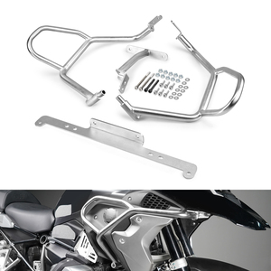 NICECNC Garde-moteur en acier inoxydable argenté pour moto, barres de protection supérieures pour BMW R1250GS 2019-2024 <span class=keywords><strong>R</strong></span> <span class=keywords><strong>1250</strong></span> <span class=keywords><strong>GS</strong></span> <span class=keywords><strong>R</strong></span> 1250GS - Product Image 1