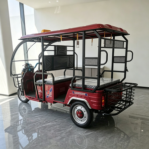 Triciclo Eléctrico de 6 Plazas con Carrocería Cerrada, Vehículo de Carga de Tres Ruedas - Product Image 2