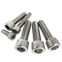 Vis à tête hexagonale DIN912 en acier Gr 4.8/8.8/10.9/12.9, finition noire, zinguée HDG, M1.4-M20, emballage personnalisé, en stock, directement de l'usine