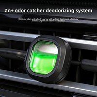 Nouveau désodorisant de voiture en plastique, parfum longue durée, film respirant pour grille d'aération, parfum décoratif en papier coton