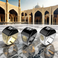 Bague Intelligente Zikr : Contrôle par Application, Réveil Azan, Affichage Numérique, Compteur Tasby, Rappels des Heures de Prière