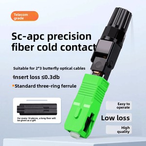 Chất lượng cao SC-SC APC SM Simplex sợi quang kết nối giá rẻ SC/APC sợi Adapter cho sợi thử nghiệm kết nối nhanh - Product Image 4