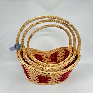 Venta al por mayor Cesta de fruta de mimbre Cesta de almacenamiento de mimbre con asa - Product Image 3