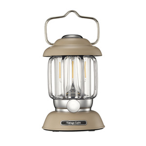 Vintage Light <b>Camping</b> <b>Lantern</b> 10W <b>LED</b> Rechargeable USB Waterproof Outdoor Portable Lamp - Product Image 1