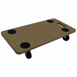 200 кг противоскользящая ручная тележка мебель движущаяся деревянная платформа - Product Image 4