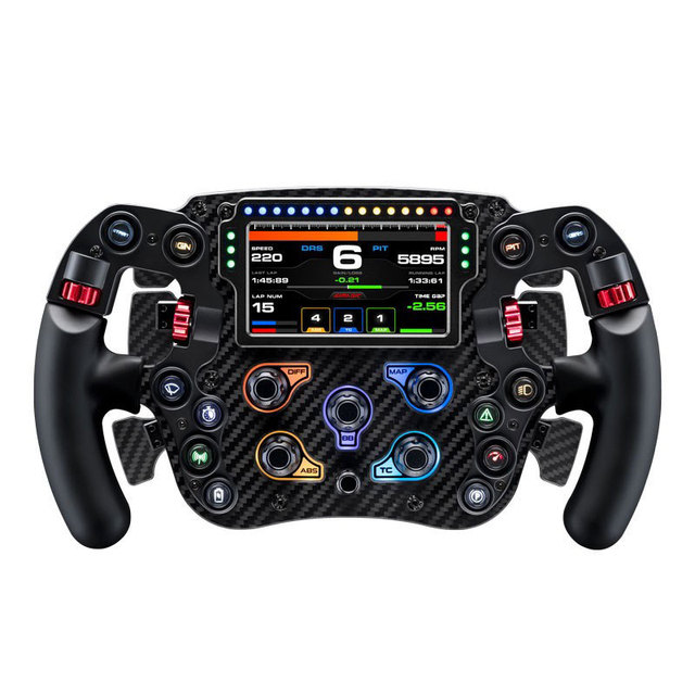 Simagic Fx Pro Formula Carbon Fiber SIM Racing Steering Wheel Wireless 2.4GHz Connection 4.3" Display Model Fx Pro Made Mainland