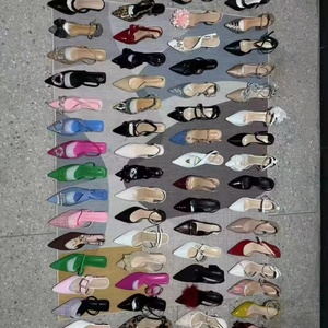 Phụ Nữ Mới Của Cao Gót Mùa Hè Thời Trang Sexy Toe Toe Đảng Giày Châu Phi Kích Thước Lớn Gót Hỗn Hợp Thiết Kế Bán Buôn - Product Image 1