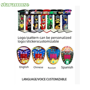 STARAMUSE Machine de combat de boxe Dragon Fight pour salle de jeux intérieure, avec accepteur de tickets/billets et de monnaies anglaises, fonction de rédemption - Product Image 6