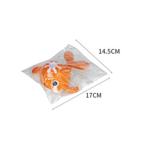 Konig Kidsプラスチック製環境にやさしい安全バス玩具オーガナイザーワインドアップクジラ4色遊泳玩具 - Product Image 3