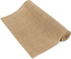 12 X 120 Inch Natural Rustic <strong>Table</strong> <strong>Runners</strong> for Wedding - Product Image 1