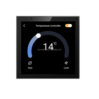 Tuya Zigbee Écran de contrôle de maison intelligente de 4 pouces avec connectivité WIFI pour le contrôle de commutateur intelligent d'hôtel