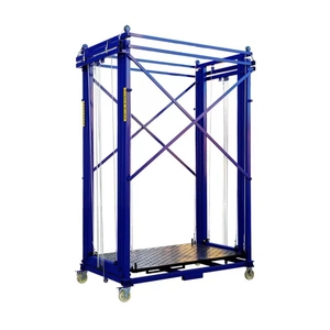 2-12 м, 500 кг, электрические мобильные строительные леса, Складная портативная подъемная платформа с дистанционным управлением для работы, другие лестницы и строительные леса - Product Image 6