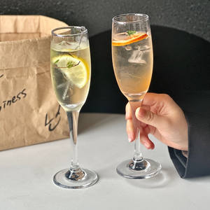 Copas de Champán al por Mayor, Copas de Cristal en Forma de Tulipán para Vino Espumoso, Copas con Tallo para Beber, para Bodas, Fiestas, Bares - Product Image 1