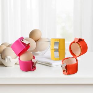 New <b>Eco</b>-Friendly PP & Stainless Steel 3-Piece Manual <b>Egg</b> Shell Opener & Separator Dishwasher Safe for Boiled and Raw <b>Eggs</b> - Product Image 3