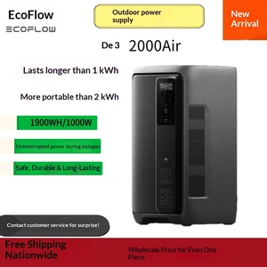 EcoFlow Nouvelle Centrale Électrique Extérieure 1000W à Grande Capacité 2000Wh pour Camping et Stockage d'Énergie, 1.9-Degree 3 - Product Image 1