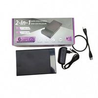 Внешний корпус для жестких дисков и SSD 2-в-1 SATA USB3.0 (2,5 и 3,5 дюйма)