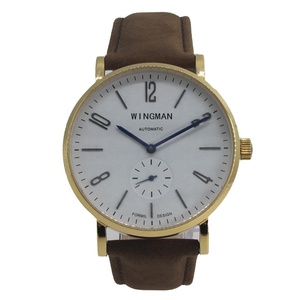 <b>Watches</b> Men Simple Large Dial Classic Automatic Wrist <b>Watch</b> OEM by Sea-Gull ST1701 Movement Arabic <b>White</b> Dial <b>Watch</b> - Product Image 1