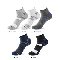 Chaussettes de sport en coton respirantes et absorbantes avec empiècements en mesh pour hommes et femmes, idéales pour la course à pied