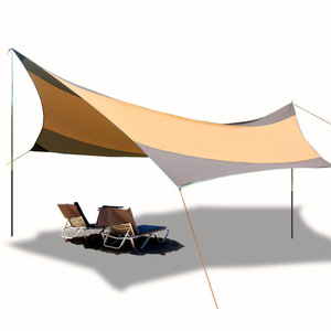 Bâche de camping élégante personnalisée Abri de soleil de plage en plein air à la mode en nylon durable - Product Image 1
