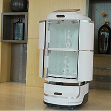 Robot de Entrega para Hoteles, Servicio Inteligente de Alimentos, Robot Autónomo Comercial para Entrega de Comida en Hoteles, Programa de Robots de Entrega - Product Image 5