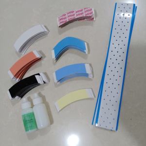 Extension de <span class=keywords><strong>cheveux</strong></span> Double face, toupet/bande pour perruque bleue, 35/36 mètres - Product Image 5