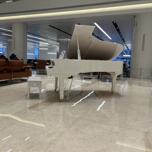 <span class=keywords><strong>Pianoforte</strong></span> a Coda Bianco Professionale GC6 in Legno Massello di Mogano per Scuole, Alta Durabilità, Logo Personalizzabile - Product Image 2
