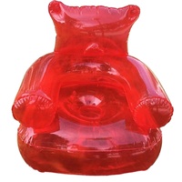 Canapé sectionnel gonflable en forme d'ours gommeux, pliable, design moderne, confortable, portable, pour l'extérieur, mobilier gonflable