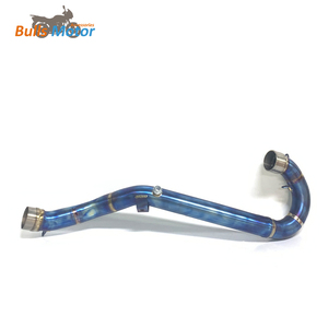 Collettore di Scarico in Titanio Blu per Husqvarna FE450/FE501 2013-2016, Scarico in Titanio per KTM 450/500 EXC - Product Image 4