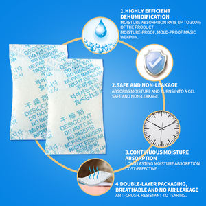 건조 유지를위한 식품 보존 보조 화학 약품을위한 식품 등급 실리카겔 건조제 빠른 전달 수분 흡수제 - Product Image 5