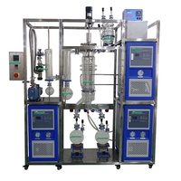 Kit d'évaporation d'huile essentielle avec 5L de processus de film essuyé noyau de roulement à engrenages moteur de pompe électrique de Distillation moléculaire à court trajet