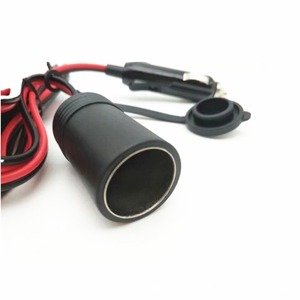 Saklar Kabel Daya Pemantik Rokok Mobil 12V Sepeda Motor Mobil Kabel Konektor 2 Pin IP65 Rated 1.5m untuk Otomotif - Product Image 4